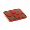 Red Cross Rubber Patch 40mm Coyote Red JTG