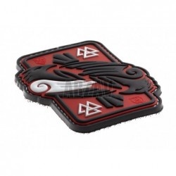Odins Raven Rubber Patch Red Sky JTG