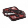 Odins Raven Rubber Patch Red Sky JTG
