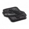 Odins Raven Rubber Patch Grey JTG