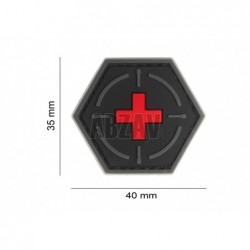 Tactical Medic Rubber Patch Blackmedic JTG