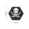 No Fear Pirate Rubber Patch SWAT JTG