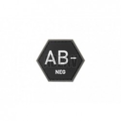Bloodgroup Hexagon Rubber Patch AB Neg SWAT JTG