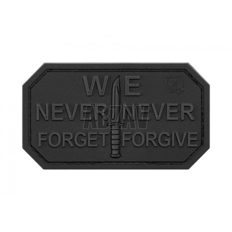 Never Forget Rubber Patch Blackops JTG
