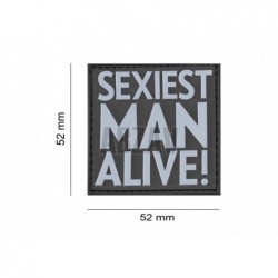 Sexiest Man Alive Rubber Patch SWAT JTG