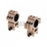 Tri-Side Rail 25.4mm / 30mm Mount Rings Desert Aim-O