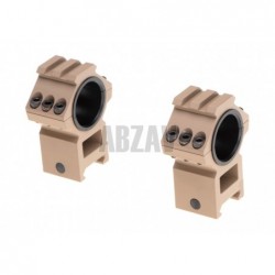 Top Rail 25.4mm / 30mm Mount Rings Desert Aim-O