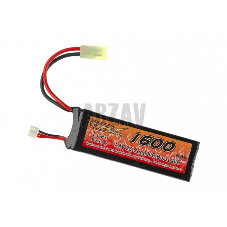 Lipo 7.4V 1600mAh 20C Mini Type VB Power