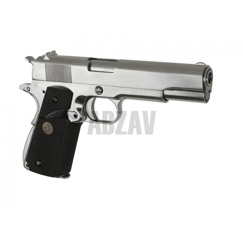 M1911 MEU Full Metal V3 GBB Silver WE