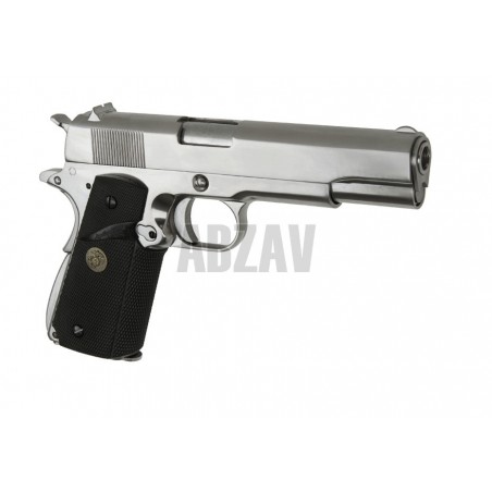 M1911 MEU Full Metal V3 GBB Silver WE