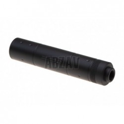 155mm D Type Silencer Black Metal