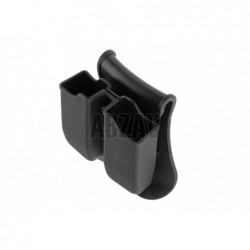 Double Mag Pouch for WE / KJW / TM 17/19 Black Amomax