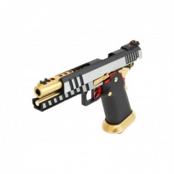 HX2031 Semi / Full Auto Black & Chrome GBB gas AW Custom