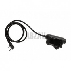 M51 Tactical PTT Kenwood Black Earmor