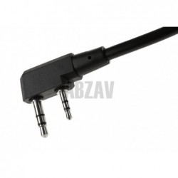 M51 Tactical PTT Kenwood Black Earmor