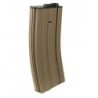 Magazine M4 Mid-Cap 120Rds Metal Tan Lancer Tactical
