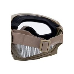 Pilot Mask With Glasses Tan