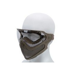 Pilot Mask With Glasses Tan