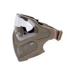 Pilot Mask With Glasses Tan