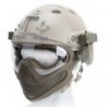 Pilot Mask With Glasses Tan