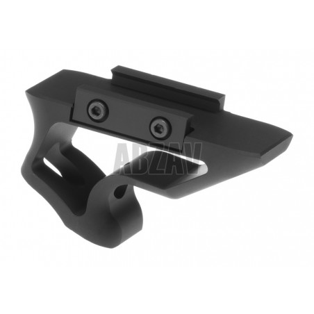 CNC Picatinny Short Angled Grip Black Metal