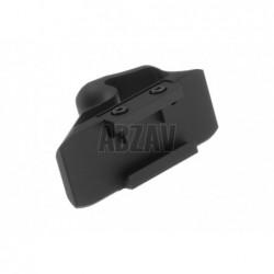 CNC Picatinny Short Angled Grip Black Metal