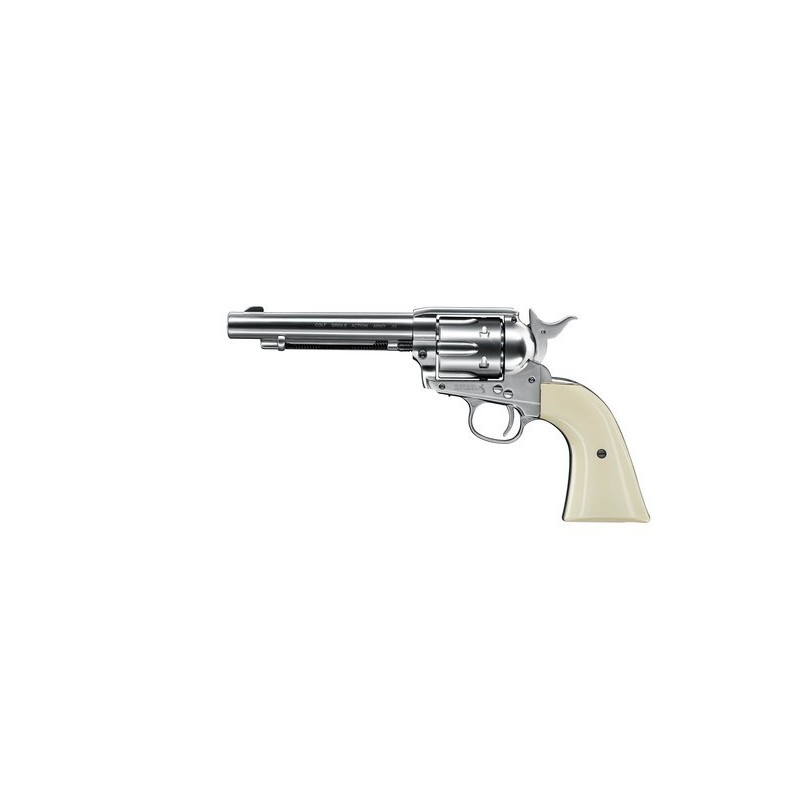 Colt SAA .45-5.5" Nickel/Pearl Co² Steel BBs Umarex