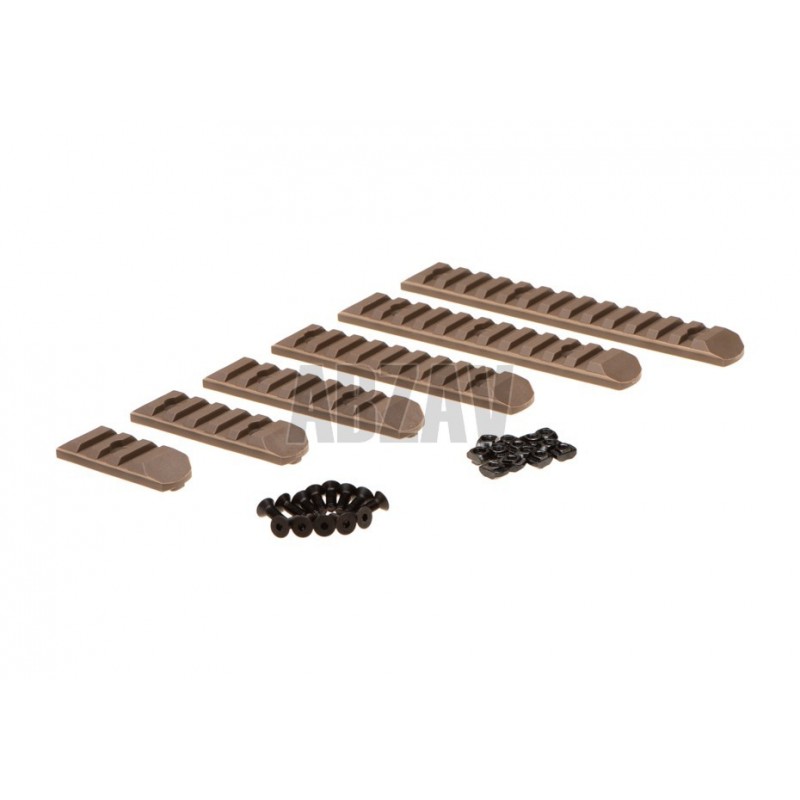 Keymod & M-LOK Rail Set 6-pack Dark Earth MP