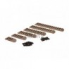 Keymod & M-LOK Rail Set 6-pack Dark Earth MP