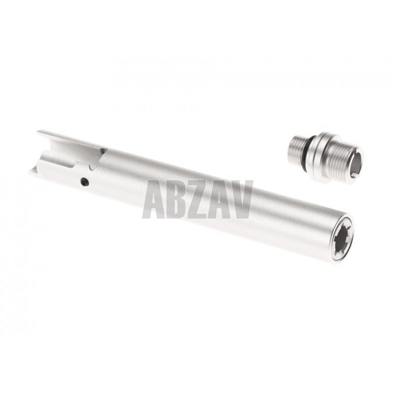Hi-Capa 5.1 Fixed Two Way Outer Barrel Silver Laylax