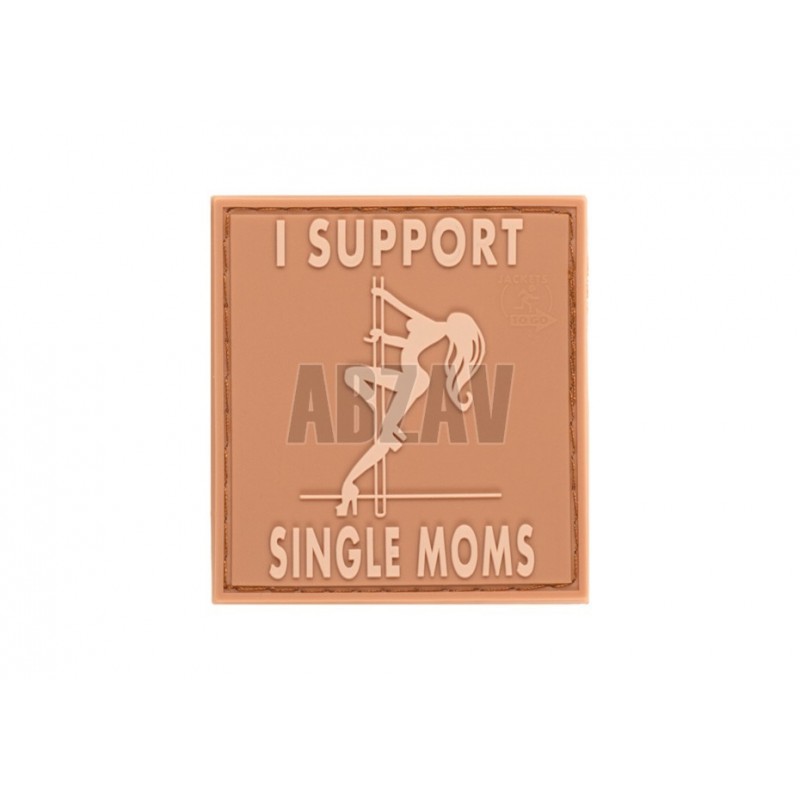 I Support Single Mums Rubber Patch Desert JTG