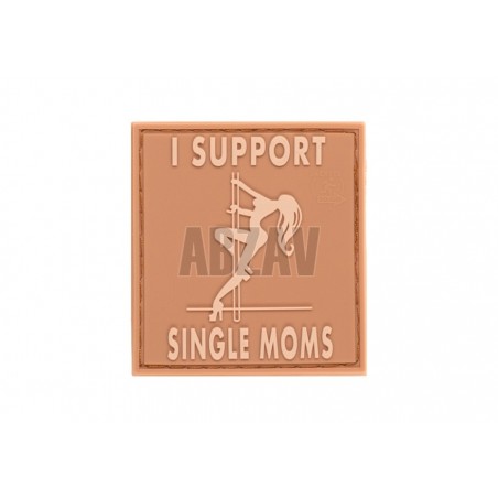 I Support Single Mums Rubber Patch Desert JTG