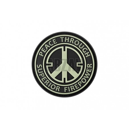 Peace Rubber Patch Glow in the Dark JTG