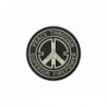 Peace Rubber Patch Glow in the Dark JTG