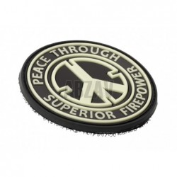 Peace Rubber Patch Glow in the Dark JTG