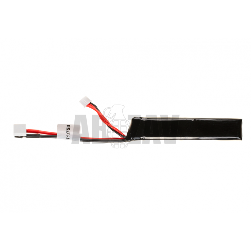 LiPo 11.1V 1100mAh 20C Stock Tube Type Mini T-Plug Pirate Arms