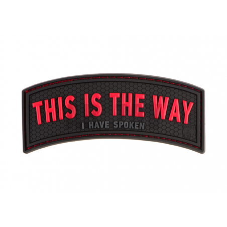 This is the Way Rubber Patch Color JTG