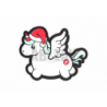 Christmas Unicorn Rubber Patch Color JTG