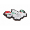Christmas Unicorn Rubber Patch Color JTG