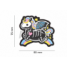 Skeleton Unicorn Rubber Patch Color JTG