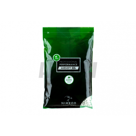 0.25g Bio BB Professional Performance 4000rds White Nimrod