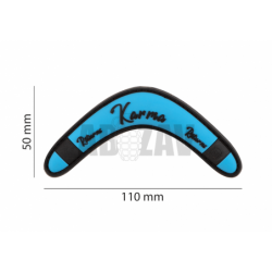 Karma Returns Rubber Patch Blue JTG
