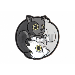 Yin & Yan Cat Patch Black JTG
