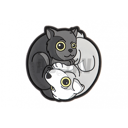 Yin & Yan Cat Patch Black JTG