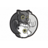Yin & Yan Cat Patch Black JTG