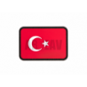 Turkey Flag Rubber Patch Color JTG