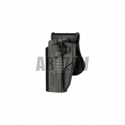 Paddle Holster for WE / KJW / TM Hi-Capa Left Hand Black Amomax