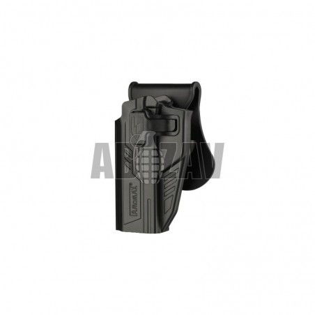 Paddle Holster for WE / KJW / TM Hi-Capa Left Hand Black Amomax