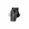 Paddle Holster for WE / KJW / TM Hi-Capa Left Hand Black Amomax