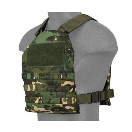 LIGHTWEIGHT PLATE CARRIER CAMO Tropic 1000D Lancer Tactical